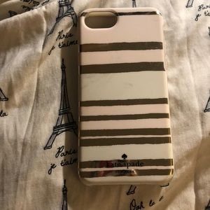 Kate Spade iPhone 6/6s Gold/Pink case